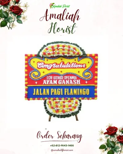 Bunga Papan Congratulation di Padaherang